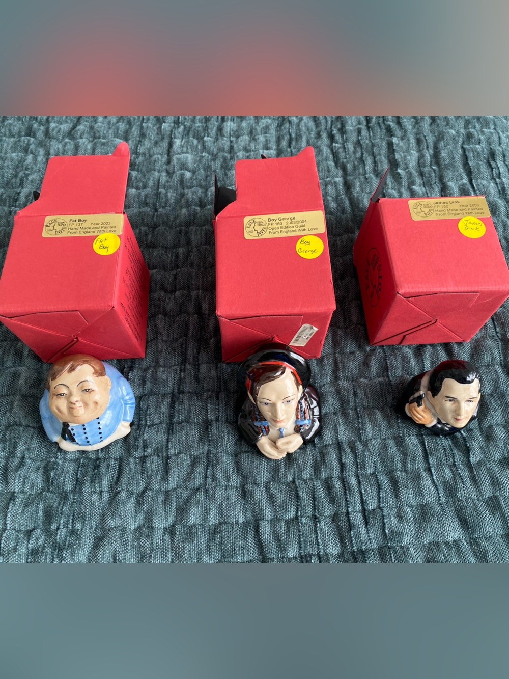 Kevin Francis-Face Pots Set of 3